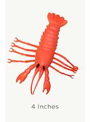 Plush Dolls & Toys - Plastic Red Crab & Crawfish