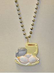 Beignet & Coffee Polystone Bead