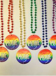 Poly-Resin Rainbow Pride Bead