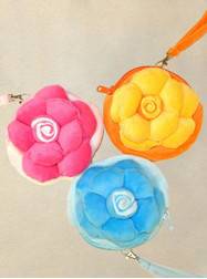 Plush Dolls & Toys - 6" Flower Purse