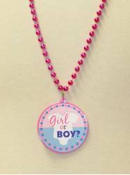 Baby Shower Girl or Boy? On Pink and Blue Beads