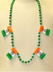 42" Green, White and Orange with Irish Flags