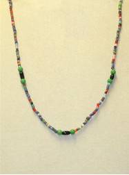 Handstrung Multicolored Glass Beads