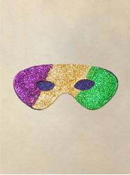PGG Glitter Mask Felt Back