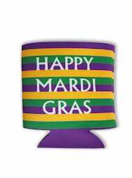 Fun Accessories - Happy Mardi Gras Can Hugger - Do