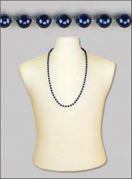 33" 7mm Round Metallic Navy Blue
