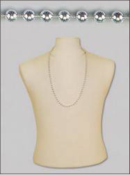 33" 7mm Round Metallic Silver