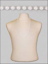 33" 7mm Pearls White