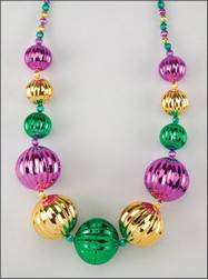 Big and Long Mardi Gras Beads