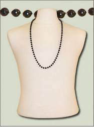 33" 7mm Round Metallic Black