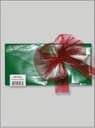 JBJ Wrap Christmas Green Gift Certificate Bag