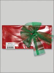 JBJ Wrap Christmas Red Gift Certificate Bag