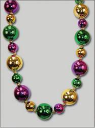 Big and Long Mardi Gras Beads