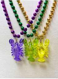 Mardi Gras Themes PGG Acrylic Crawfish - DOZEN- 12