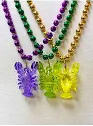 Mardi Gras Themes PGG Acrylic Crawfish - DOZEN- 12