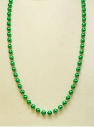 36" 10mm Round Metallic Green