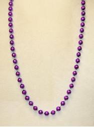 36" 10mm Round Metallic Purple
