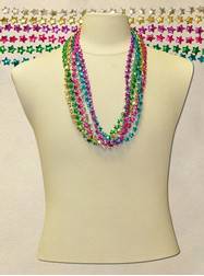 33" Inch Assorted Metallic Star Bead