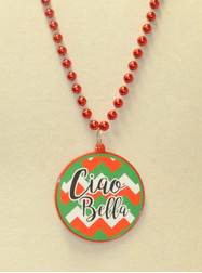 33" Red Ciao Bella Decal