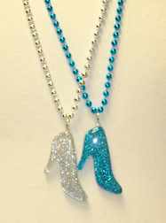 Sexy Turquoise and Silver Pumps on matching Metall