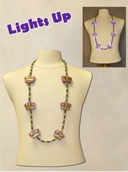 Light Up Mardi Gras Beads