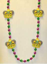 PGG Beads with Comedy & Tragedy Mask Crown