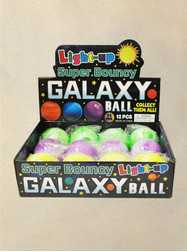 Assorted Purple, Green and Gold Light Up Balls