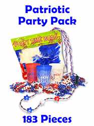 Patriotic Party Packs 183 RWB Items