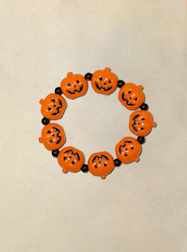 Wooden Skull Halloween Bracelet - Copy