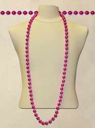 60" 12mm Round Metallic Gold - DOZEN- 12 Necklaces