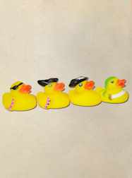 2" Pirate Rubber Duckies - DOZEN - 12 PIECES