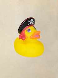 3" Pirate Rubber Duck - DOZEN - 12 PIECES - Copy