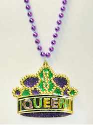 Glitter Mardi Gras Queen Polystone - Copy