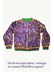 Mardi Gras Sparkle Jacket 2T