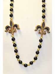 New Orleans Black and Gold Fleur de Lis - Copy