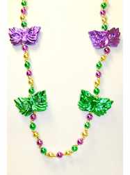 Mardi Gras Themeds Masks and Metallic Beads - Copy
