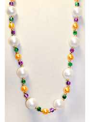 42" METALLIC PGG BALLS MARD PURPLE GREEN GOLD - Co
