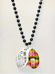 36" 10 Blk W/Harlequin Mask/Cathedral/Music