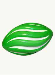 Plush Dolls & Toys - 7" Green and White Swirl Foam