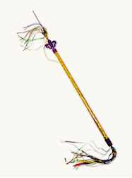 Baton With Fleur De Lis PGG- DOZEN - 12 PIECES