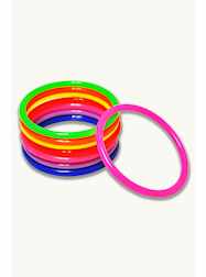 5MM Assorted Plastic Bangles - 6 Dozen