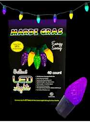 16.2 40 Light Retro Purple, Yellow and Green Indoo