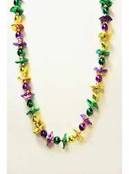 36" Purple, Green and Gold Round Wave Handstrung B