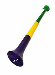 Purple, Green and Gold Vuvuzela