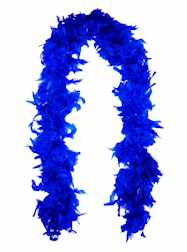 Feather Boa Navy Light Weight