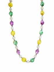 42" 20x24MM Fancy Acrylic Purple, Green & Gold Mar