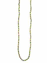27" Purple, Green and Gold Glass Mardi Gras Beads