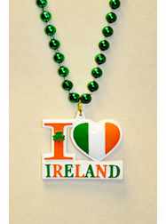 36" 10MM Green W/ I Love Ireland St. Patricks Day
