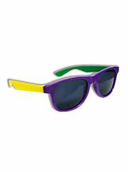 Sunglasses in Purple, Green and Gold - DOZEN