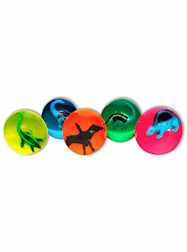 1.75" Dinosaur High Bounce Rubber Balls - DOZEN